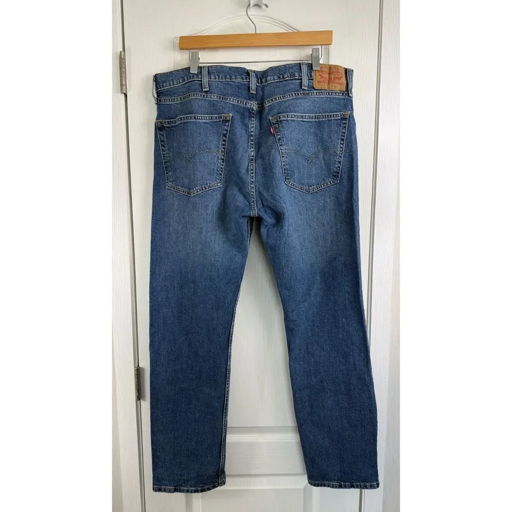 Levi's 502 Taper Fit Men's Jeans - Medium Wash - Size 38 x 32